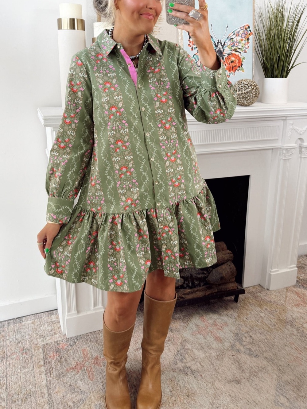 Mary Square Simple Ivy Lane Vineyard Fiona Dress